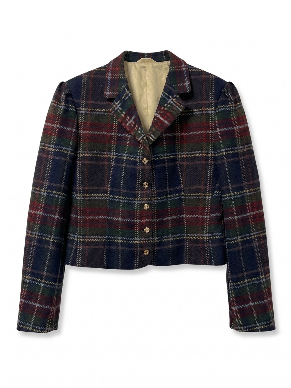 Vintage 80s Frank Borenstein Sporting Life Tweed Jacket Wool Blend Women's M - Picture 1 of 5